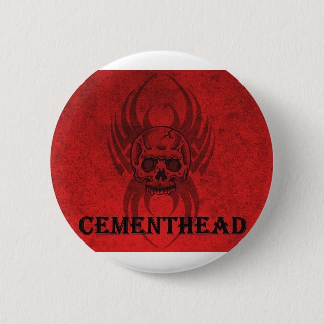 Badge Rond 5 Cm cementhead logo1 (Devant)