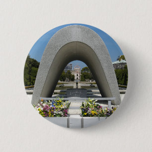 Badge Rond 5 Cm Cénotaphe commémoratif d'Hiroshima
