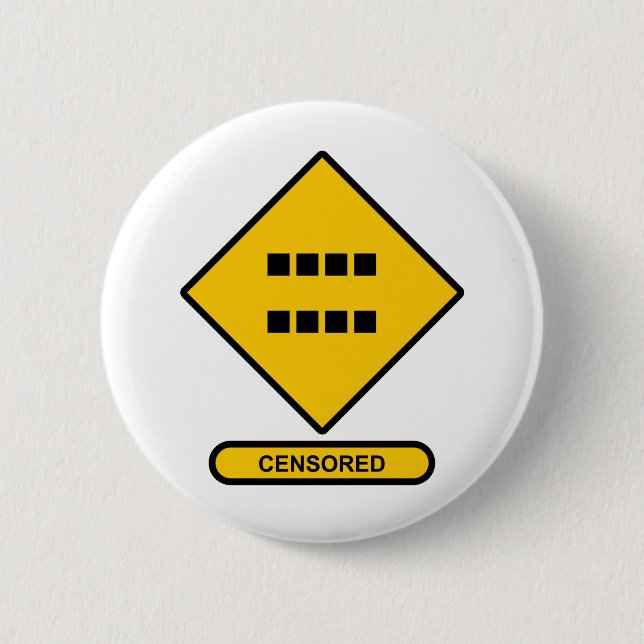 Badge Rond 5 Cm Censé (Devant)