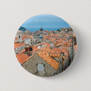 Badge Rond 5 Cm Centre-ville de Dubrovnik
