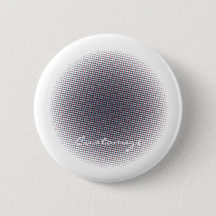 Badge Rond 5 Cm Cercle à demi-tonalité Abstrait Thunder_Cove