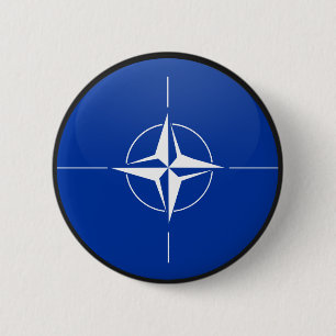 Badge Rond 5 Cm Cercle de drapeau de qualité de l'OTAN