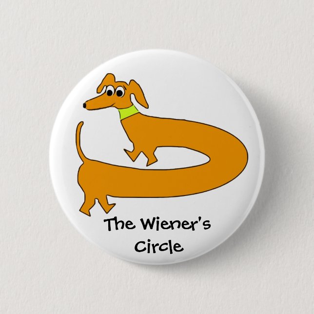 Badge Rond 5 Cm Cercle de saucisses (Devant)