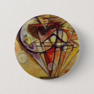Badge Rond 5 Cm Cercles Abstraits Kandinsky
