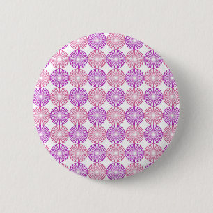 Badge Rond 5 Cm Cercles rose et violet motif