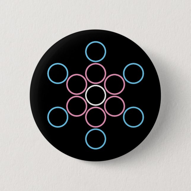 Badge Rond 5 Cm cercles sacrés (Devant)