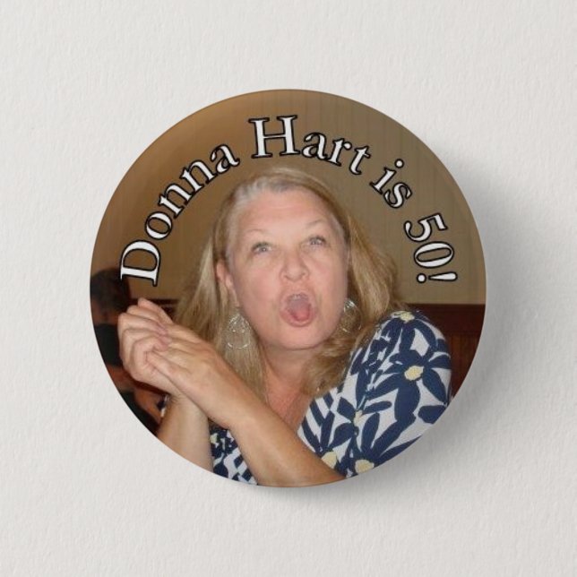 Badge Rond 5 Cm Cerf 50 de Donna (Devant)