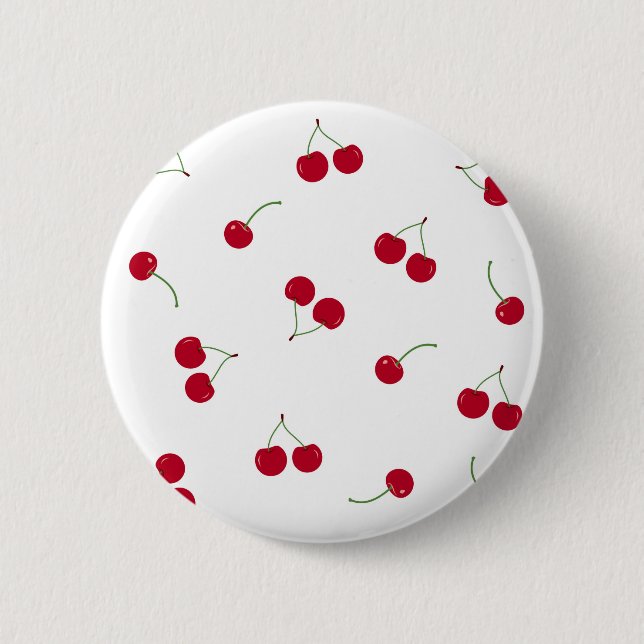 Badge Rond 5 Cm Cerises Cerises (Devant)