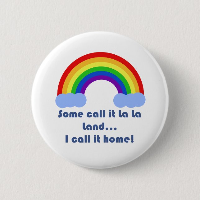 Badge Rond 5 Cm Certains l'appellent La Land Button (Devant)