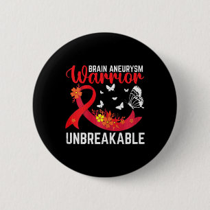 Badge Rond 5 Cm Cerveau Aneurysme Guerrier Chirurgie Incassable