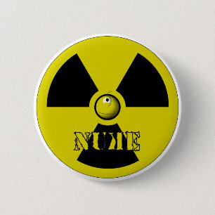 Badge Rond 5 Cm C'est arme nucléaire !