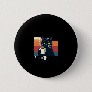 Badge Rond 5 Cm C'est ce que je fais je bois du café je déteste le