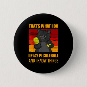 Badge Rond 5 Cm C'est ce que je fais - Je joue au ckleball et je s