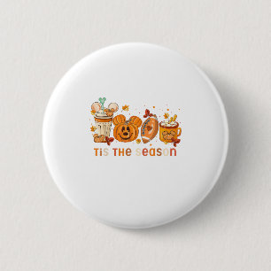 Badge Rond 5 Cm C'Est La Saison Automne Halloween Citrouille Autom