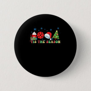 Badge Rond 5 Cm C'est La Saison Pour Pickleball Iii Esthétique Mod