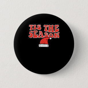 Badge Rond 5 Cm C'est la saison squelette citrouille Halloween