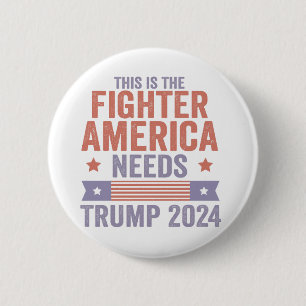 Badge Rond 5 Cm C'est le cadeau Trump 2024 dont l'Amérique a besoi