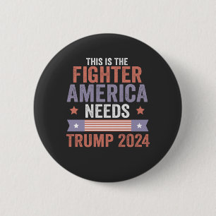 Badge Rond 5 Cm C'est le cadeau Trump 2024 dont l'Amérique a besoi
