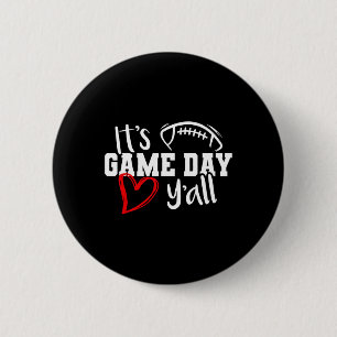 Badge Rond 5 Cm C'est le jour de match vous tous Mignon Super Bowl