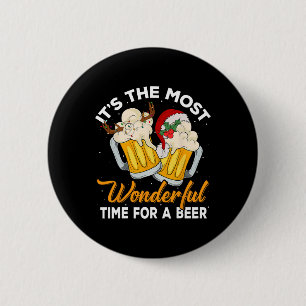 Badge Rond 5 Cm C'est le moment le plus merveilleux pour boire une