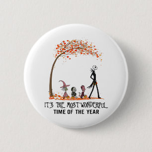 Badge Rond 5 Cm C'Est Le Temps Le Plus Merveilleux de l'année sorc