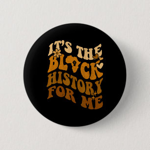 Badge Rond 5 Cm C'est l'histoire noire pour moi femmes afro-améric