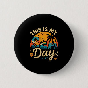 Badge Rond 5 Cm C'est ma chemise de jour de mer drôle de famille d
