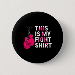 Badge Rond 5 Cm C'Est Ma Lutte Contre Le Cancer Du Sein Boîte À Cr
