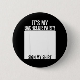 Badge Rond 5 Cm C'est ma soirée d'enterrement de vie de garçon Pan