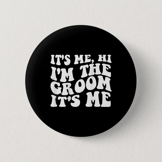 Badge Rond 5 Cm C'est moi salut  (Devant)