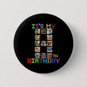 Badge Rond 5 Cm C'est mon 8e anniversaire Drôle de mème italien Br