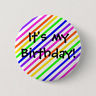 Badge Rond 5 Cm C'est mon anniversaire !