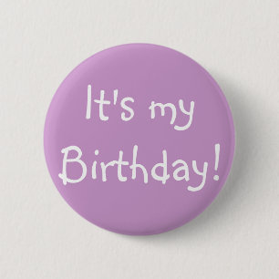 Badge Rond 5 Cm C'est mon anniversaire !