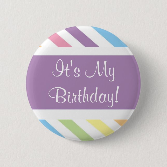 Badge Rond 5 Cm C'est mon anniversaire ! (Devant)