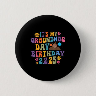 Badge Rond 5 Cm C'est mon chapeau de fête d'anniversaire Jour de l