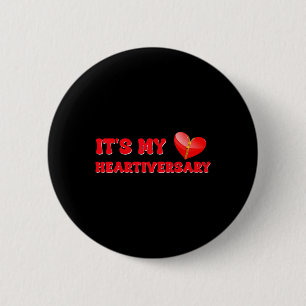 Badge Rond 5 Cm C'est mon coeur de sensibilisation à l'hépatite Ma