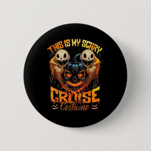 Badge Rond 5 Cm C'Est Mon Costume De Croisière Scandaleux Devil Gh