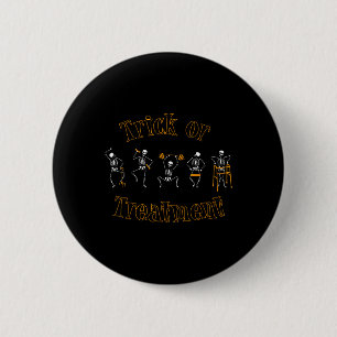 Badge Rond 5 Cm C'Est Mon Costume D'Halloween Skeleton Drôle Hallo