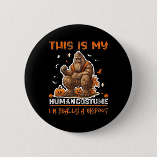 Badge Rond 5 Cm C'est mon costume humain Funny Halloween Costume M