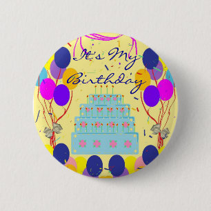 Badge Rond 5 Cm C'est mon coup de fête d'anniversaire
