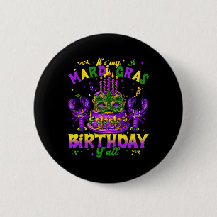 Badge Rond 5 Cm C'Est Mon Mardi Gras Anniversaire Yall Mardi Gras 