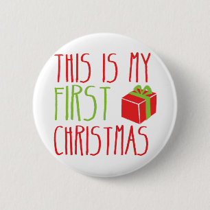 Badge Rond 5 Cm C'est mon PREMIER bébé Noël Noël Noël Noël Noël No