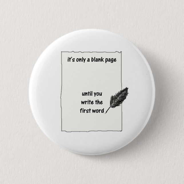 Badge Rond 5 Cm C'est seulement une page vide… (Devant)