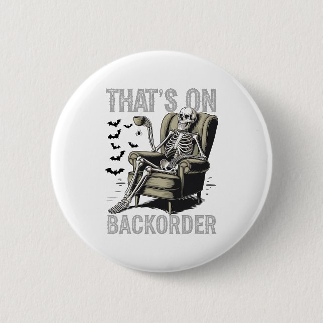 Badge Rond 5 Cm C'est sur Ckorder Pharmacy Tech Skeleton C'est Ck (Devant)