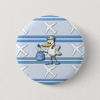 Badge Rond 5 Cm C'est un bouton de garçon