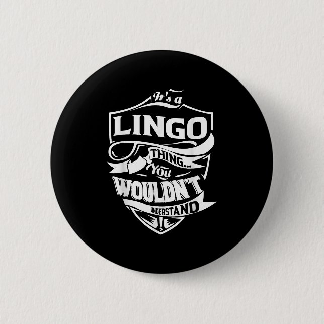 Badge Rond 5 Cm C'Est Un Don De Chose Lingo (Devant)