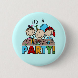 Badge Rond 5 Cm C'est un T-shirt et des cadeaux de fête d'annivers