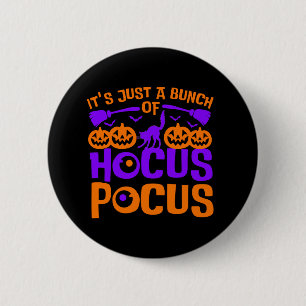 Badge Rond 5 Cm C'est une bande de T-shirt Halloween Hocus Pocus