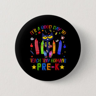 Badge Rond 5 Cm C'est une bonne journée pour enseigner aux petits