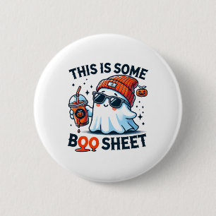 Badge Rond 5 Cm C'Est Une Feuille De Boite Cute Snarky Ghost Coffe
